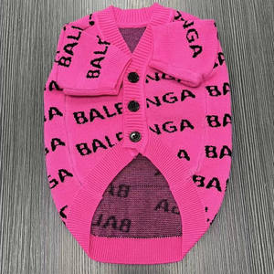 Pakaian Anjing Musim Semi Gugur Mewah, Hangat, Ramah Lingkungan, Sweater Hewan Peliharaan Sporty, Mantel Poliester Klasik Desainer - Product Image 4