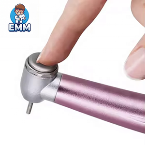 Светло-розовый высокоскоростной стоматологический наконечник с кнопочным зажимом, тройным водяным охлаждением, инструмент для стоматологов, сделано в Китае - Product Image 6