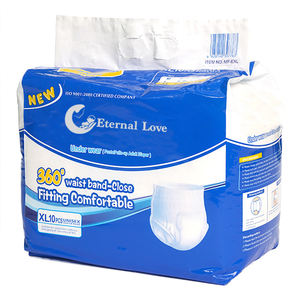 Service personnalisé pour les culottes à tirer avec capacité d'absorption <span class=keywords><strong>Couche</strong></span>-<span class=keywords><strong>culotte</strong></span> pour adulte de bonne qualité Incontinence Personnes âgées Imperméable Jetable - Product Image 1
