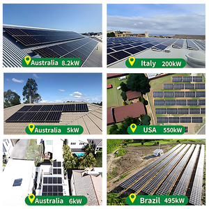 Système d'énergie <span class=keywords><strong>solaire</strong></span> au sol de 5 kW avec panneaux de montage et batterie hors réseau pour système <span class=keywords><strong>solaire</strong></span> hybride de 10 kW à 30 kW alimentant une <span class=keywords><strong>maison</strong></span> - Product Image 5