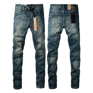 กางเกงยีนส์ผู้ชายทรงสลิมฟิต ขาดๆ แต่งลาย ล้างสีเก๋ๆ สไตล์ Kusb คุณภาพเยี่ยม เหมาะสำหรับแฟนหนุ่ม - Product Image 4