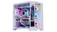 Producción personalizada Fábrica de vidrio templado dual Caja ATX de vidrio de doble cara Cubo Agujeros de ventilación Caja completa para PC 300PCs MOQ
