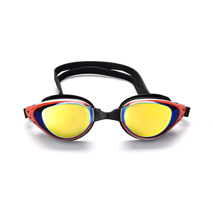 <span class=keywords><strong>Gafas</strong></span> <span class=keywords><strong>de</strong></span> Natación <span class=keywords><strong>de</strong></span> Silicona Clásicas con Protección UV Antivaho, Lentes Espejadas para Entrenamiento y Competición, Personalizadas para Adultos - Product Image 3