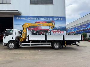 شاحنة بضائع Foton 4x2 مع رافعة 3 طن 4 طن 5 طن رافعة هيدروليكية رافعة محمولة للبيع - Product Image 4