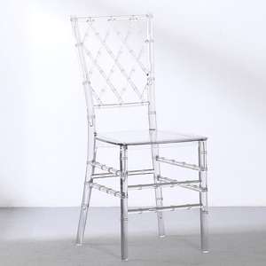 Sedia Trasparente Infrangibile <span class=keywords><strong>per</strong></span> Eventi, Feste e Banchetti, <span class=keywords><strong>in</strong></span> Plastica Acrilica <span class=keywords><strong>per</strong></span> Noleggio - Product Image 1