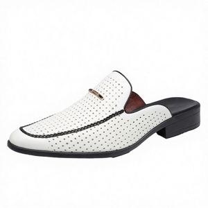 รองเท้าแตะผู้ชาย Shunfayu รุ่นทันสมัยสำหรับฤดูร้อน พิมพ์ลายที่หน้าเท้า วัสดุ PU พื้นรองเท้าด้านใน PVC พื้นรองเท้ากลางทำจากยางหนา แฟชั่นสำหรับใส่ในบ้าน ชายหาด นุ่มสบาย - Product Image 3