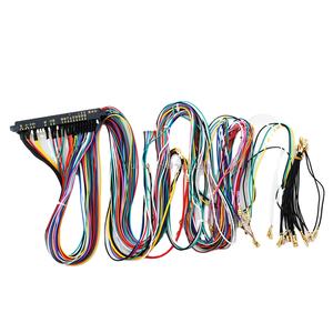 Cavo jamma a 28 pin per scheda di gioco arcade 5 6 tasti connettore da 4.8mm cablaggio telaio - Product Image 1