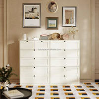 Armoire de rangement en métal moderne à 5 tiroirs sur mesure pour chambre à coucher ou salon Commode élégante en métal