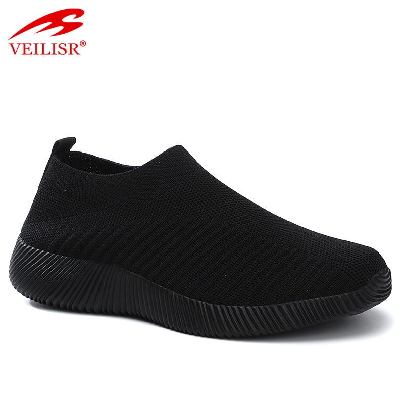 Уличная Летняя вязаная ткань, женская обувь, женская повседневная обувь