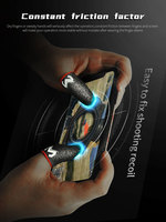 MEMO FS01 Manchettes antidérapantes pour doigts pour jeux, gants durables pour le gaming, pour PUBG, en fibre d'argent
