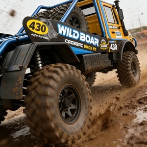 รถบังคับวิทยุ CROSSRC RC CAR 1/8 EMOX NT Big Wild Boar สำหรับวิ่งบนพื้นโคลน ปีนป่าย ขับเคลื่อนด้วยไฟฟ้า ควบคุมด้วยรีโมทคอนโทรล สำหรับวิ่งออฟโรด ป่าฝน รถครอว์เลอร์ - Product Image 6