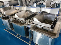 Multifunctionele Plc Controle Continue Fruit Mango Zeevruchten Vlees Wassen Blancheren Koelmachine