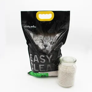 Emily Pets Premium Bentonite Cat Litter Super Clumping Cat Litter Kitty Litter Factory