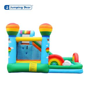 Équipement de château toboggan gonflable de fête de mariage et château gonflable arc-en-ciel pour événements - Product Image 6