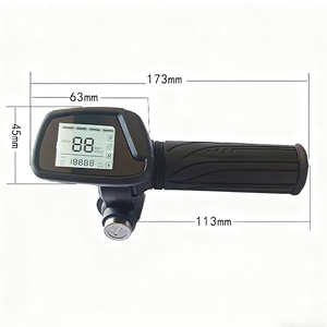 Pièces de vélo <span class=keywords><strong>électrique</strong></span>, <span class=keywords><strong>accélérateur</strong></span> à poignée rotative, affichage de la vitesse LCD, guidon, vélo <span class=keywords><strong>électrique</strong></span>, scooter, tricycle, <span class=keywords><strong>accélérateur</strong></span> <span class=keywords><strong>universel</strong></span> à effet Hall - Product Image 4