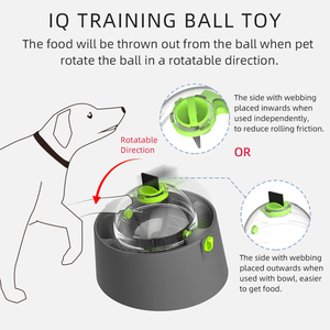 Cuenco de alimentación lenta para perros, rompecabezas, Bola de caída de comida, alfombrilla para lamer, cuenco de alimentación para perros, juguete de entrenamiento, alimentador interactivo para mascotas, suministros calientes para mascotas - Product Image 6