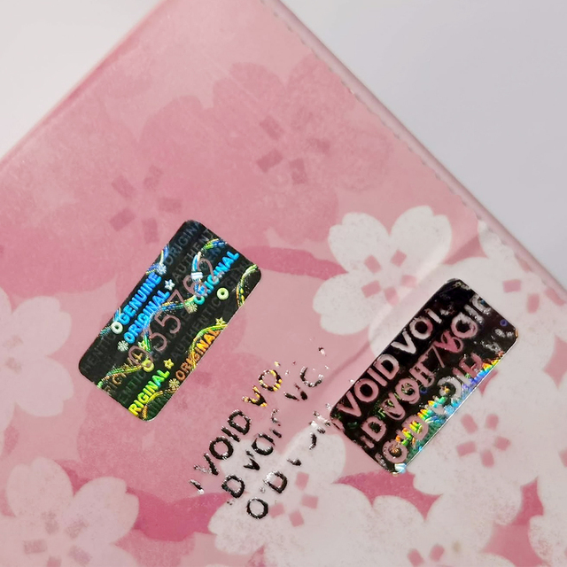 Security Holographic 3D Custom Sticker Label QR Code Anti-Counterfeit Proof Scratch Security Hologram Sticker