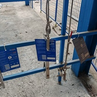 JVW 75m Ligne de vie verticale auto-rétractable en acier inoxydable industriel avec boucle de connexion rapide pour la protection antichute des mât de télécommunications monopôles