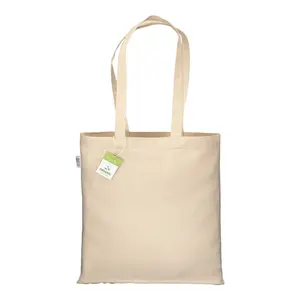 Borsa shopper in cotone biologico, merchandising sostenibile - Product Image 3
