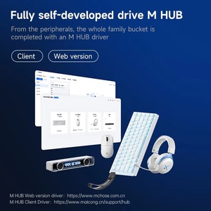 Mchose L7 Ultra + Chuột không dây nhẹ 45G Ergonomic tri-mode paw3950 dpi42000 750ips 500mAh 8kHz Chuột chơi game - Product Image 5