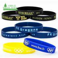Pulsera Elástica de Silicona Personalizada con Mensaje o Logo, Muestra Gratis, Sin Pedido Mínimo, OEM, Económica
