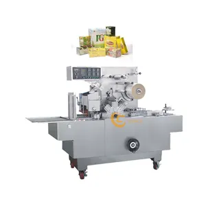 Fully Automatic Cellophane Film Packing Machine Transparent Film Packing Machine Shishaboxes Cellophane Wrapping Machine