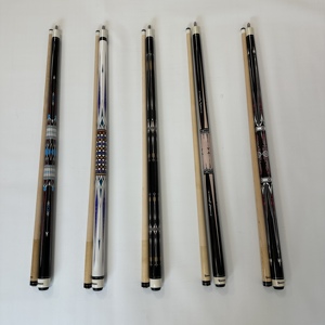 Venta caliente <span class=keywords><strong>de</strong></span> fábrica Pool Cue Stick Económico 1/2 Tipo Taco <span class=keywords><strong>De</strong></span> <span class=keywords><strong>Billar</strong></span> 58 pulgadas 13mm Tamaño <span class=keywords><strong>de</strong></span> la punta China Maple Wood Cue China Fabricación - Product Image 6