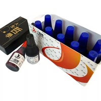 Encre à séchage rapide noire, bleue, rouge de bonne qualité pour tampon Flash pour métal, plastique, papier, 25 ml/flacon 1000ML