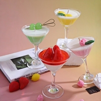 Bougies parfumées créatives faites à la main de haute qualité, design fruité, exquises et originales, en forme de gobelet à boisson froide, pour la décoration de bureau