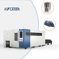 Hochleistungs-Laser-Schneidemaschine für Bleche und Rohre mit Schutzgehäuse CNC-Metallplatten- und Rohrschneider mit 2 Spannzangen