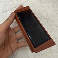 10 Paket Lampu Dinding Tenaga Surya IP65 Tahan Air Lampu LED untuk Dek, Kolam Renang, Tangga, Pagar, Dekorasi Halaman Belakang
