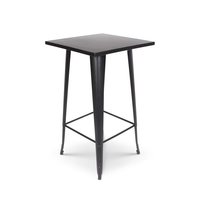 Table haute de bar en métal de style classique moderne, vente en gros à prix abordable