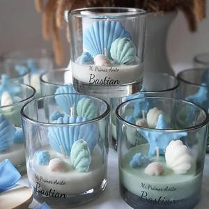 Bougies parfumées créatives et uniques en forme de coquillage, inspirées de l'océ<span class=keywords><strong>an</strong></span>, en cire de soja pure, faites à la main, pour cadeaux – Vente chaude sous marque privée - Product Image 2