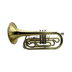 Trombón de <span class=keywords><strong>Marcha</strong></span> de Latón de Alta Calidad SEASOUND Si Bemol Dorado JYMTB1311 Producto OEM <span class=keywords><strong>Trompeta</strong></span> Duradera - Product Image 3