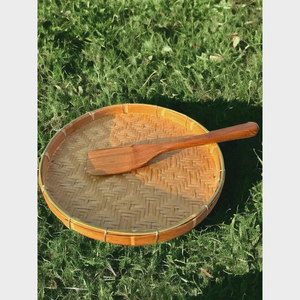 Cesta Redonda de Bambú Tejida para Lavar Arroz, Cesta de Pared de Ratán, Buen Precio, Proveedor de Vietnam, Decoración Ecológica Hecha a Mano - Product Image 2