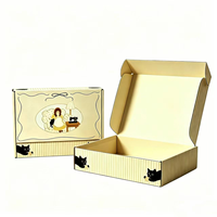 Boîtes d'emballage personnalisées, boîte-cadeau de luxe sur mesure, boîte d'expédition fabriquée sur commande, carton avec sac cadeau en papier inclus