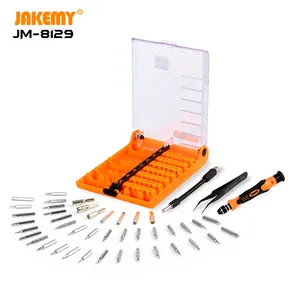 JAKEMY 공장 공급 도매 고품질 DIY 손 도구 스크루 드라이버 세트 홈 45 1 CR-V JM-8129 OEM