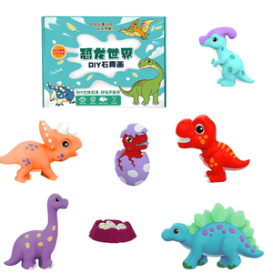 Nuevos juegos educativos Animal cerámica <span class=keywords><strong>pintura</strong></span> 3D <span class=keywords><strong>pintura</strong></span> dinosaurios niños <span class=keywords><strong>pintura</strong></span> juguetes niños <span class=keywords><strong>dibujo</strong></span> juguete artes manualidades regalos Juguetes - Product Image 1