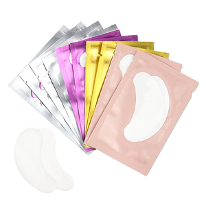 MASSA 50 adet/torba tek kullanımlık kollajen Lint ücretsiz göz jel yama kirpik uzatma Eyepatch jel yama altında hidrojel göz bandı - Product Image 4