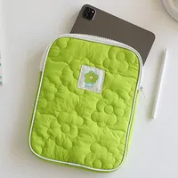 Tas casing dalam Tablet Laptop bunga lucu, untuk Ipad Pro 10.5 11 Air 1 2 3 4 lengan kantong untuk Macbook Ipad 9.7 10.2 10.9 inci