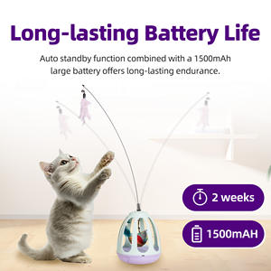 Kuş kafesi kedi tease oyuncaklar pil ve şarj edilebilir versiyonlarda mevcuttur - Product Image 4