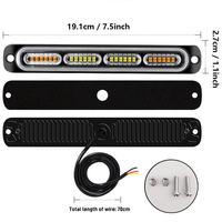 24 LED Gelb Blinklicht Not blinklicht für PKW und LKW 12V-24V Warn gefahr Blinklicht