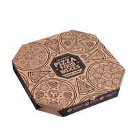 Boîte à emporter en papier personnalisée jetable, emballage en papier, boîte à pizza