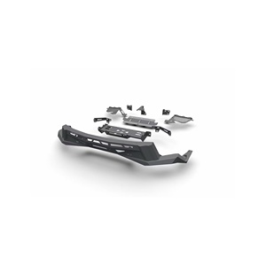 Chuyên nghiệp off-road sửa đổi Carbon thép <span class=keywords><strong>Lexus</strong></span> <span class=keywords><strong>LX570</strong></span> 17-22 phiên bản Hidden cạnh phía sau <span class=keywords><strong>Bumper</strong></span> bảo vệ cản sau - Product Image 1