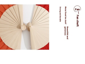Custom Hand Fan Abanicos De Mano Al Por Mayor <b>Paper</b> Fans Wedding - Product Image 4