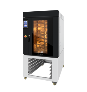 Lò nướng đối lưu thương mại Trung Quốc, lò nướng đối lưu điện nhỏ, lò nướng bánh mì 5 khay, thiết bị làm bánh có chức năng phun hơi nước - Product Image 1
