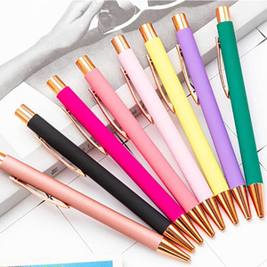 Promotional Custom Logo Rose Gold Ball <b>Pen</b> Advertising Ballpoint <b>Pen</b> Retractable Metal <b>Pens</b> - Product Image 6