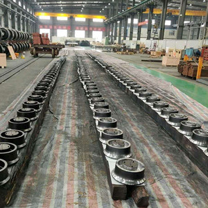 Rueda de riel forjado de vagón de mercancías de acero de llanta doble individual - Product Image 3