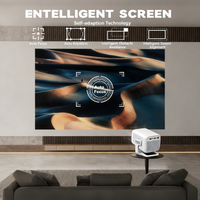 Projecteur intelligent 4K Android X3AR sans fil, projecteur LCD, projecteur WiFi6 pour cinéma maison, smartphone, tablette
