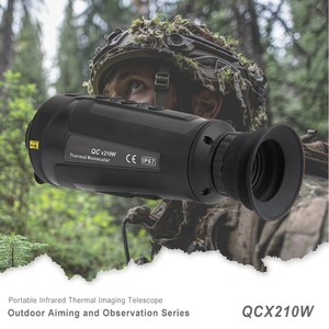 Dispositivo de Imagem Térmica QCNV QC210W com Laser Pointer e Medidor de Distância para Busca e Resgate, Gravação, Módulo Térmico OEM Personalizável 256x192 - Product Image 3